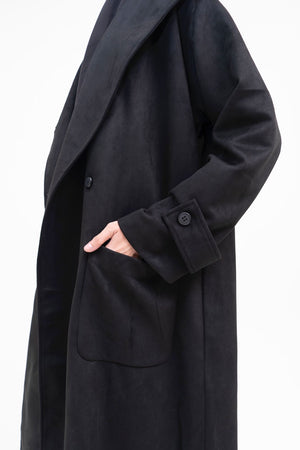 AWBA MAR’AH VEGAN SUEDE COAT