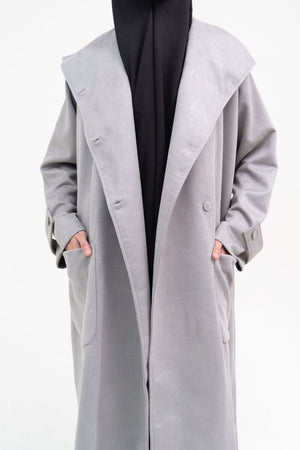 AWBA MAR’AH VEGAN SUEDE COAT