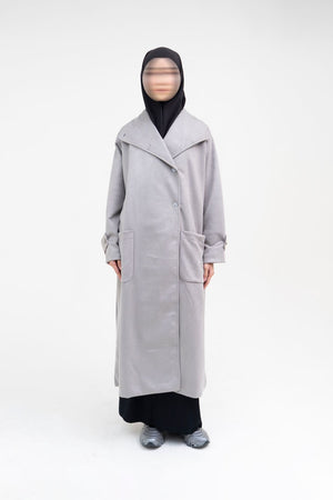 AWBA MAR’AH VEGAN SUEDE COAT
