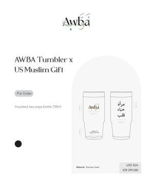 AWBA TUMBLER by US MUSLIM GIFT