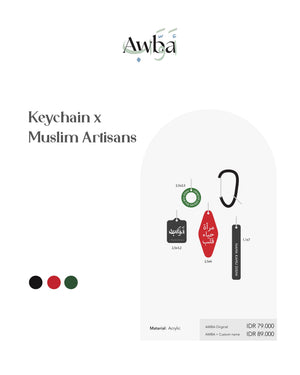 AWBA KEYCHAIN by MUSLIM ARTISAN