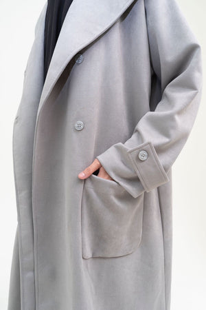 AWBA MAR’AH VEGAN SUEDE COAT