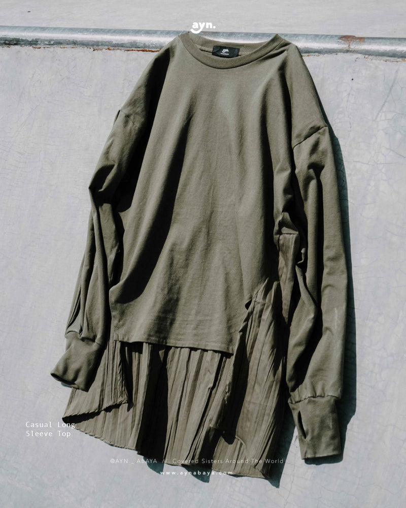 AYN CASUAL LONG SLEEVE TOP