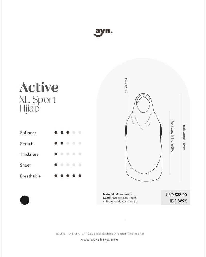 AYN ACTIVE XL SPORT HIJAB