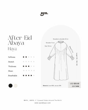 AFTER EID ABAYA - HAYA // AYN Ramadan - Eid 1445 H