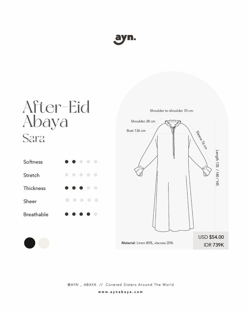 AFTER EID ABAYA - SARA // AYN Ramadan - Eid 1445 H