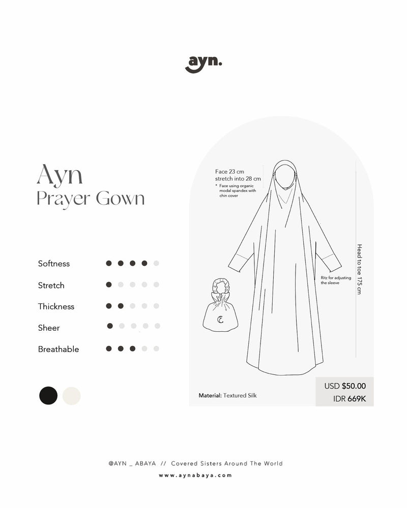 AYN PRAYER GOWN // AYN Ramadan - Eid 1445 H