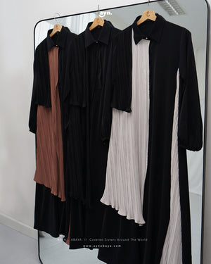 AYN PLISSE ASYMETRICAL LONG SHIRT