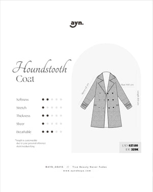 AYN HOUNDSTOOTH COAT