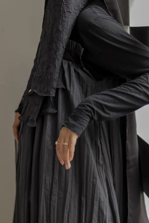 AWAKEN PLEATED HALF TWO LAYER NIQAB