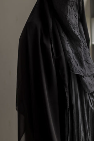 AWAKEN PLEATED HALF TWO LAYER NIQAB