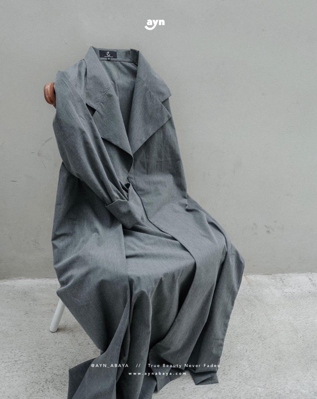 ESSENTIAL LONG COAT (MADE BY ORDER)