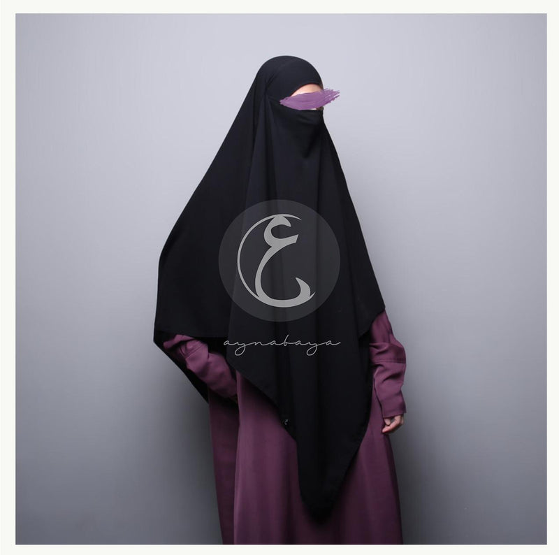 FATIMA FRENCH KHIMAR (MADE ON ORDER)